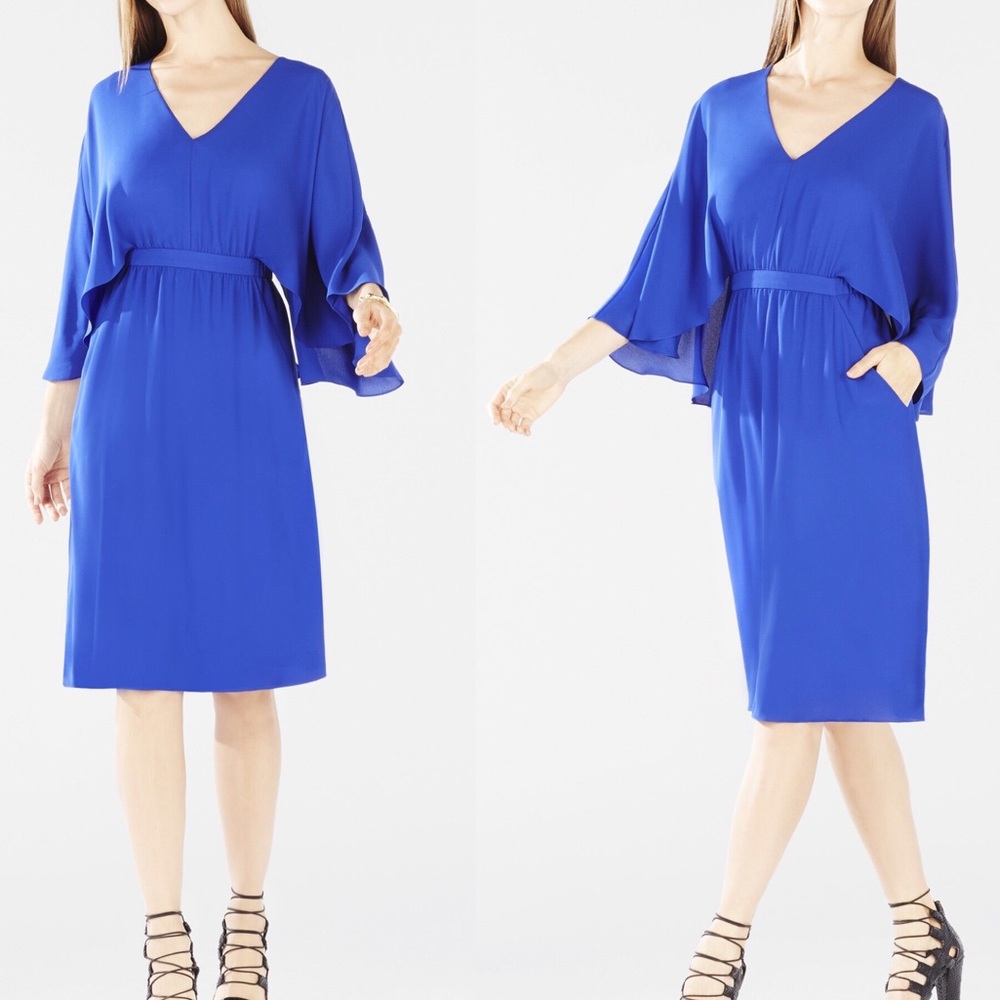BCBG Maxazria Brittni Blue Dress Size XS